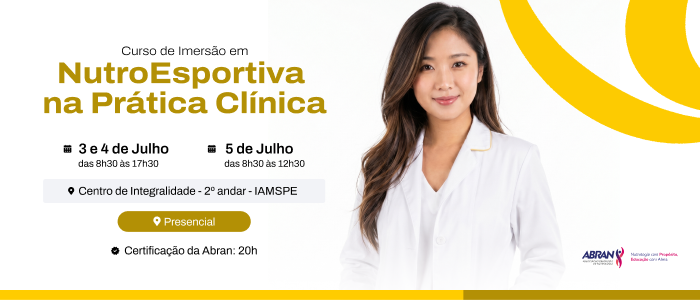 Curso de Imersão em NutroEsportiva na Prática Clínica